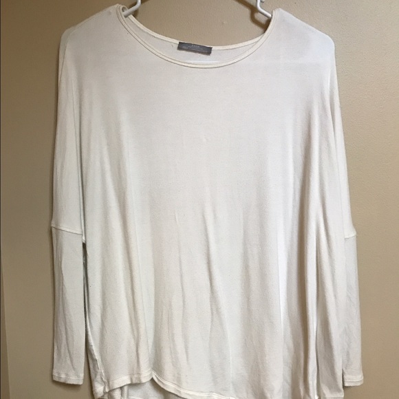 Zara Off-White Oversized Top