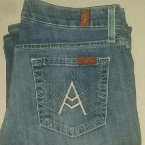 *Like new *7 for All Mankind "A Pocket" sz 26