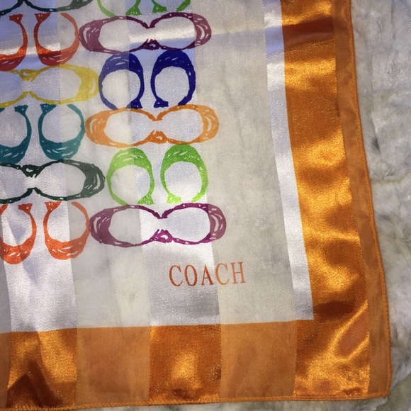 Silky coach scarf