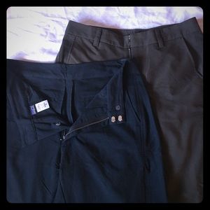 2 Patagonia pants size 10 in olive and navy