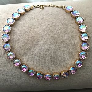 J.Crew Iridescent Crystal Dots Necklace