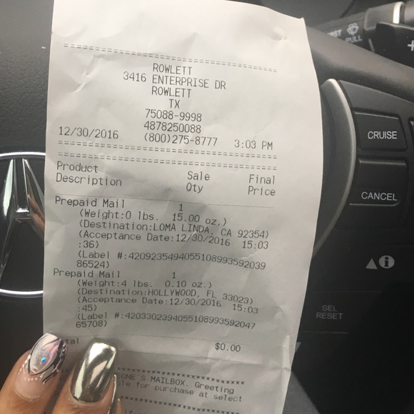 Shipping details 4 my sweet buyers💋✈️ on the way