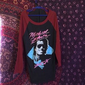 Michael Jackson baseball tee
