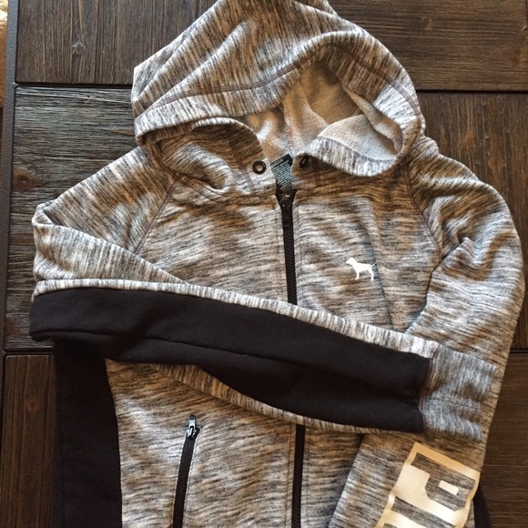 PINK Victoria's Secret Tops - VS Pink Perfect Full-Zip Hoodie