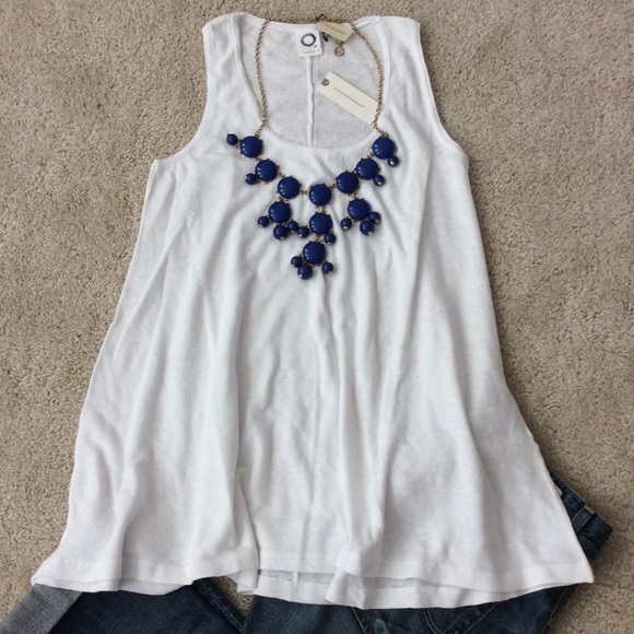 {Anthropologie} Savoy Swing Tank SIZE L - Picture 2 of 4