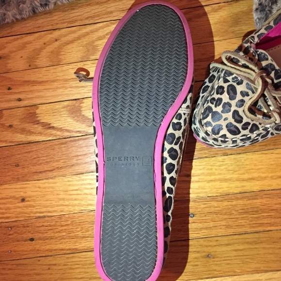 Sperry leopard skin leather flats-sassy and fun! - Picture 3 of 4