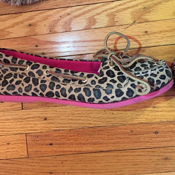 Sperry leopard skin leather flats-sassy and fun! - Picture 4 of 4