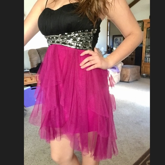 B. Darlin High Low Purple Dress 5/6