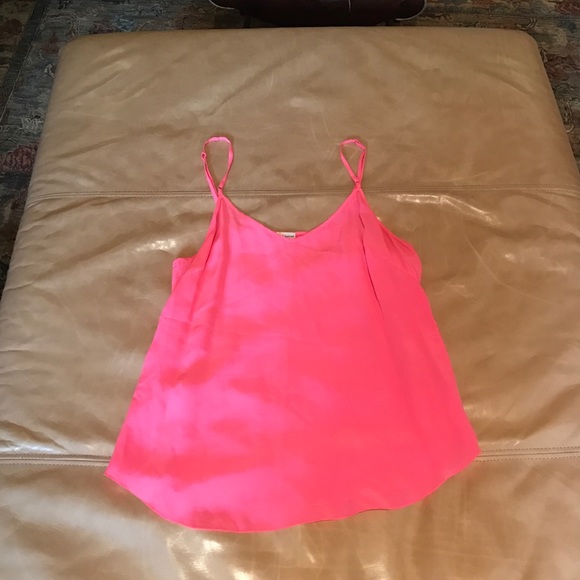 Women's Wilfred pink 100% silk top