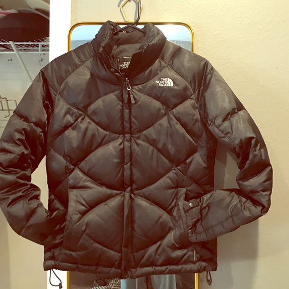North face small black puffer coat