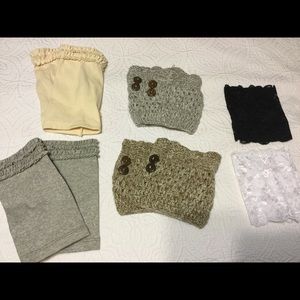 Boot Cuffs- 6 Pairs