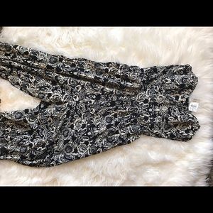 Navy and white romper with structured Boob holders