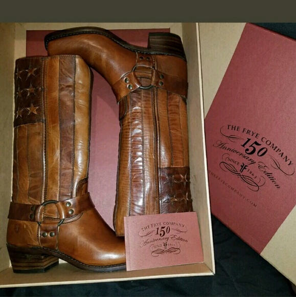 Frye Shoes - Frye Harness Americana Tall Boot Brand New