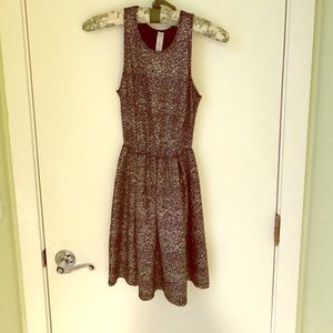 Black and silver fleck party dress