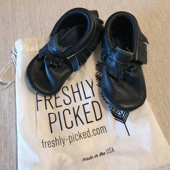 Freshly Picked blue moccasins