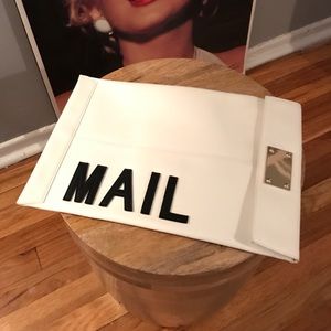 Stylish "Postage" clutch