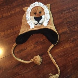 Lion Fleece Line Hat