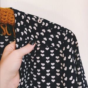 Heart dotted blouse