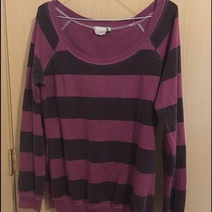 Long sleeve stripped shirt