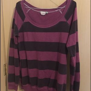 Long sleeve stripped shirt