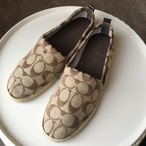 Coach slip on shoes