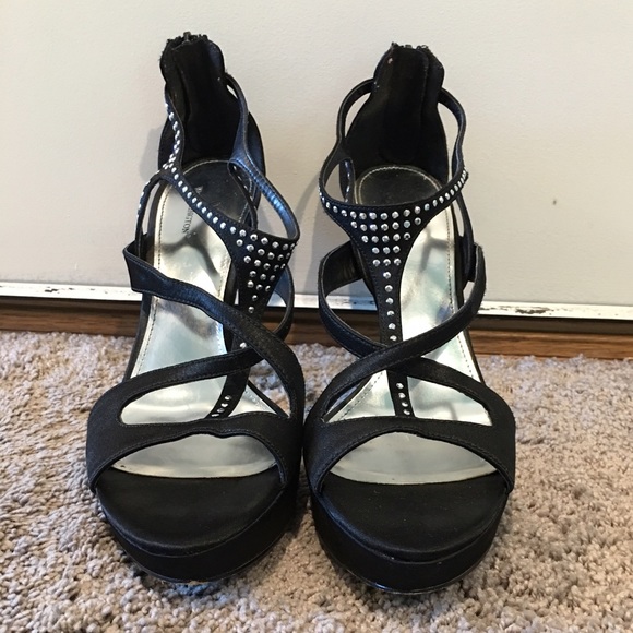 Black high heels