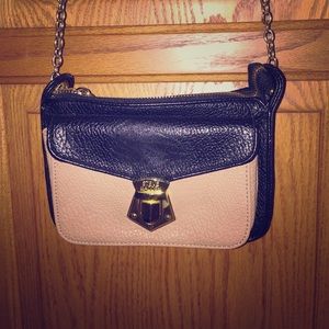 Steve Madden Crossbody - Black and Tan, Small