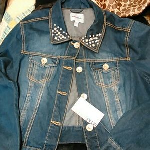 )NWT BONGO jean jacket