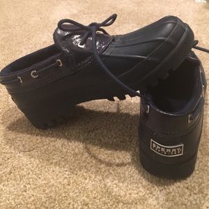 Sperry top-sider rain booties/clogs. Like new
