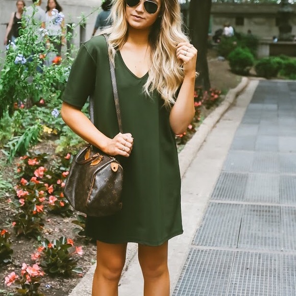 ASOS green Tshirt dress--Sz 0
