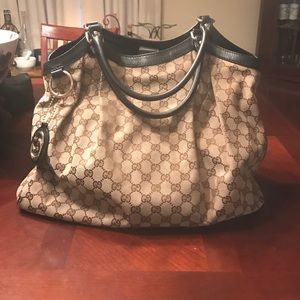 Gucci "Sukey" Large Tote GG Canvas