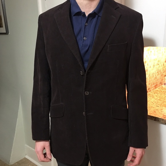 HACKETT STRETCH NEEDLE CORD CHECK BLAZER