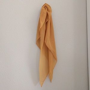 Vintage shear yellow scarf. $8 OBO.