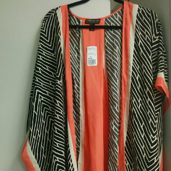 Printed kimono
