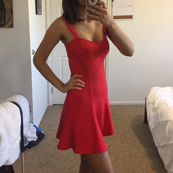 Red dress