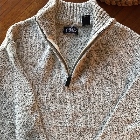 Chaps 1/4 Zip Pullover Sweater