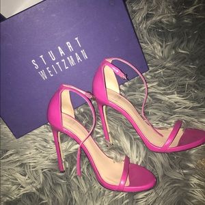 Hot Pink Stuart Weitzman Nudist Heels
