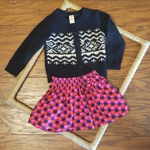 Girls Oshkosh Snowflakes and Hearts Outfit