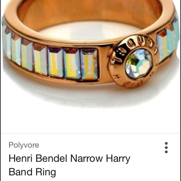 HENRI BENDEL DIAMONDS AND GOLD RING