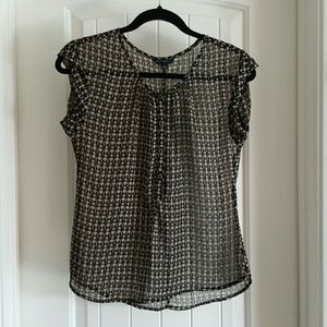 Banana Republic, Sheer Blouse, XS