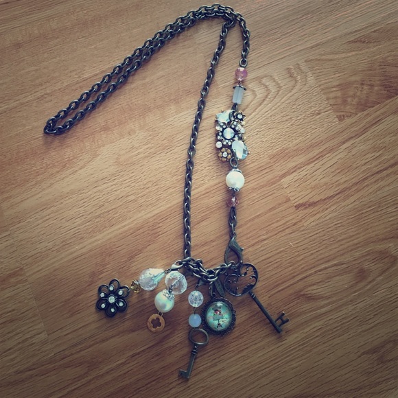Plunder Adrienne long multi-pendant necklace