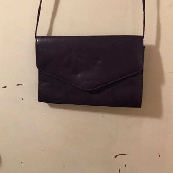 Vintage Purple Shoulder Clutch
