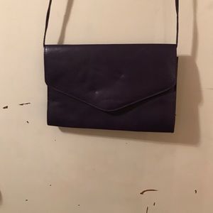 Vintage Purple Shoulder Clutch