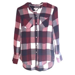 Merona Tops - Button down plaid Merona Tops - Button down plaid