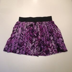 Beautiful Purple Patterned Skirt (WITH POCKETS)