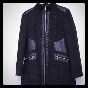 Miss Sixty M60 Front Zip with Faux Leather Trim
