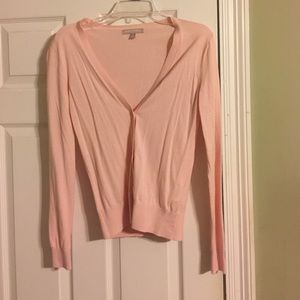 Pink banana republic cardigan