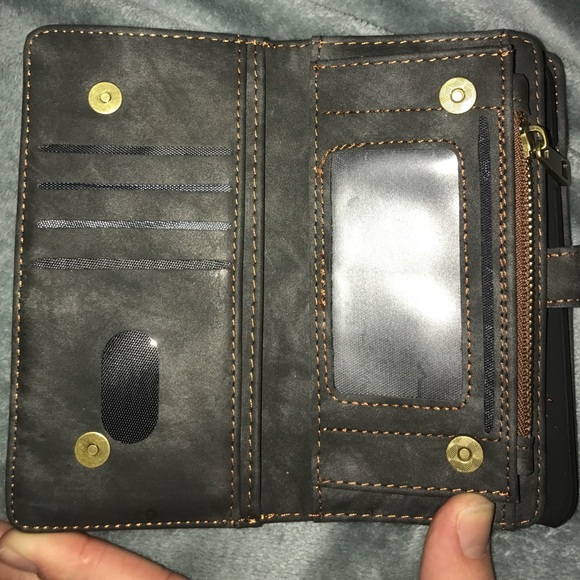 iPhone Wallet with Magnetic Case
