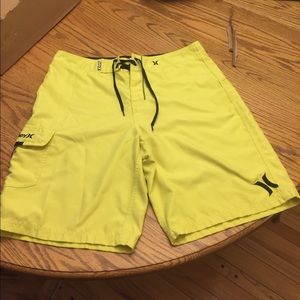 Yellow Hurley board-short