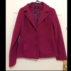 Pink peacoat